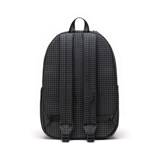 Herschel Pop Quiz Backpack Grid - Black, side angle view — BambiniJO Jordan