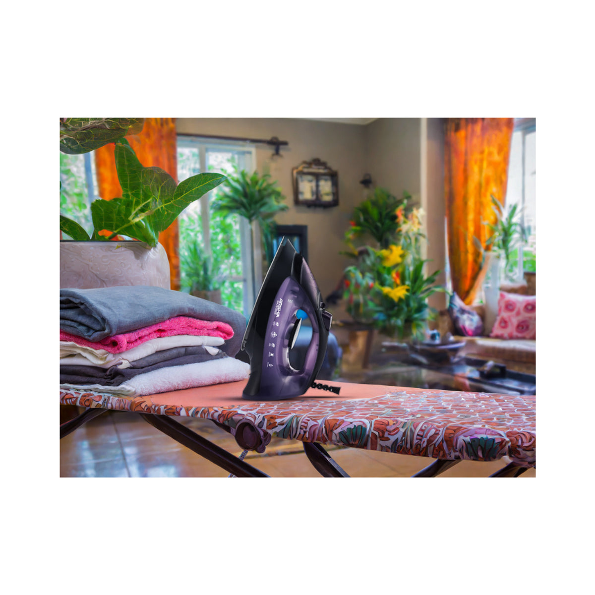 Arshia Steam Iron 2200W, Dark Purple BambiniJO Jordan
