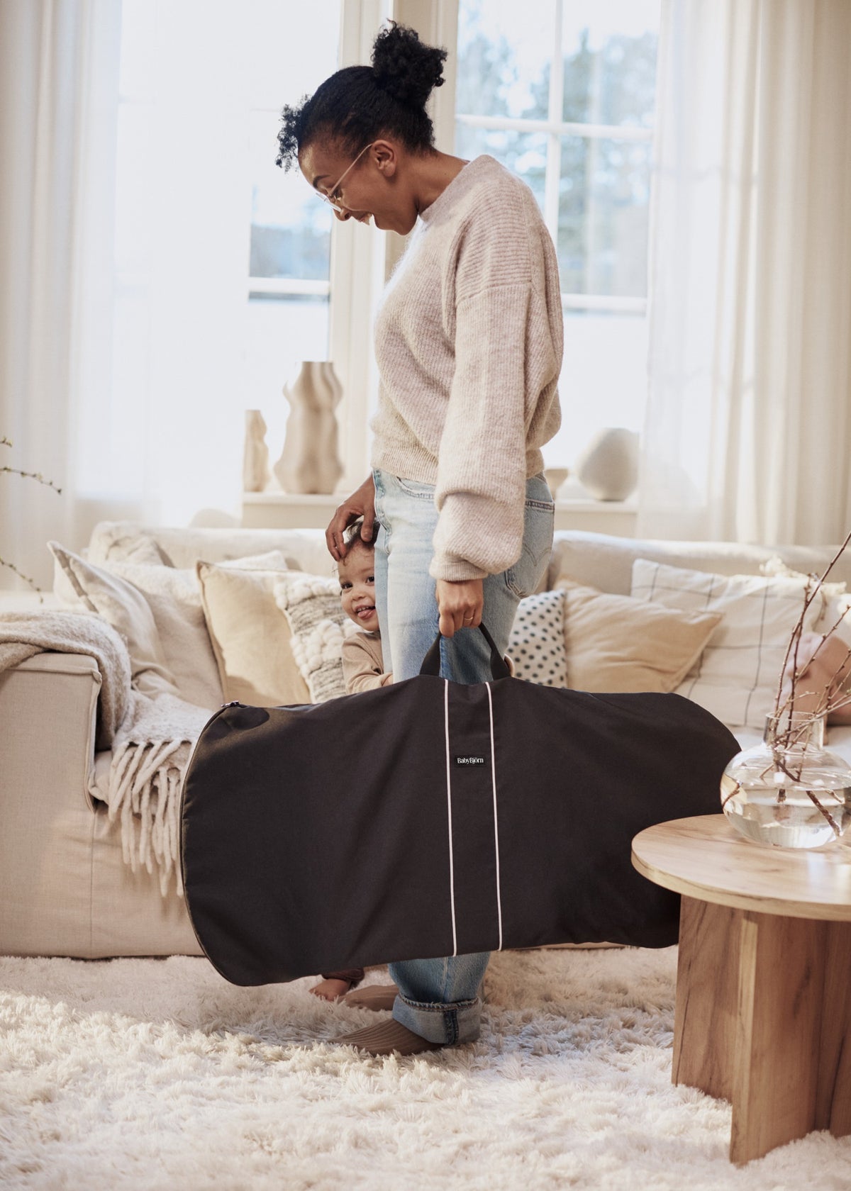 BabyBjörn Transport Bag for Bouncer Black — BambiniJO Jordan