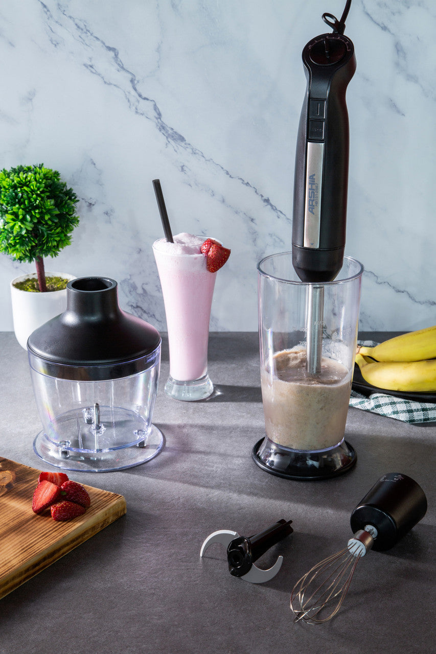 Arshia 3-in-1 Hand Blender 800W, Black BambiniJO Jordan
