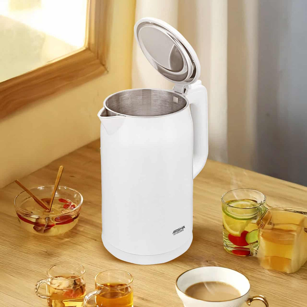 Arshia Electric Kettle 1.7L, White BambiniJO Jordan