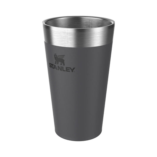 Stanley Adventure Vac Pint 16OZ - Charcoal, angle view — BambiniJO Jordan