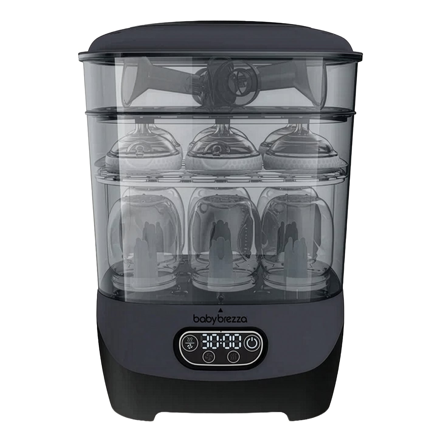 Baby Brezza - One Step™ Baby Bottle Sterilizer And Dryer Advanced | Black — BambiniJO Jordan