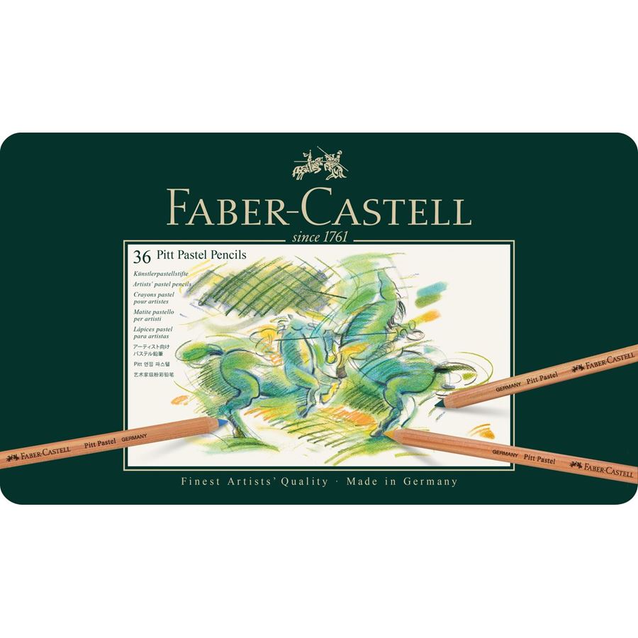 Faber-Castell Pitt Pastel pencils tin of 36