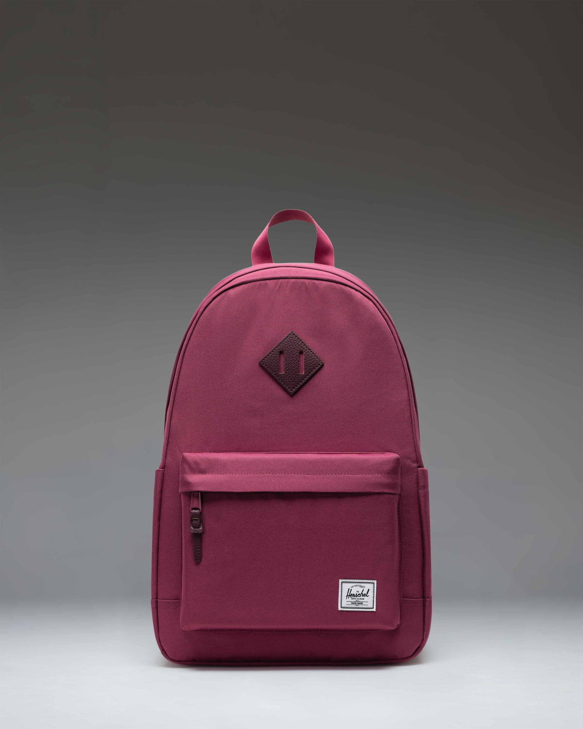 Herschel Heritage Backpack in Violet Quartz, 24L, front view — BambiniJO Jordan