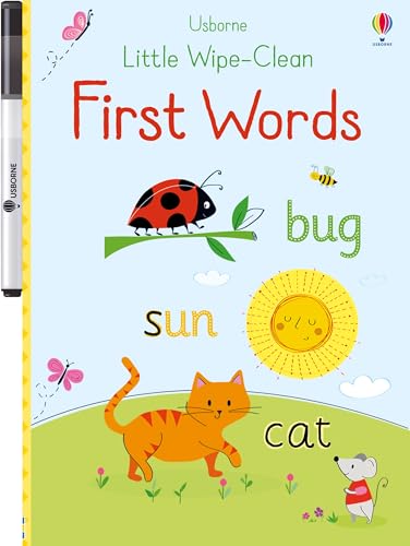 Usborne Little Wipe-Clean First Words - BambiniJO | Buy Online | Jordan
