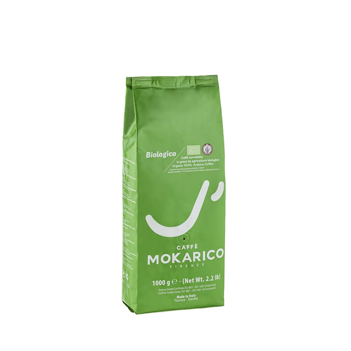 Mokarico Organic Arabica Roasted Coffee Beans 1kg