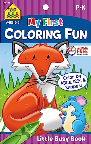 My First Coloring Fun Ages 4-6