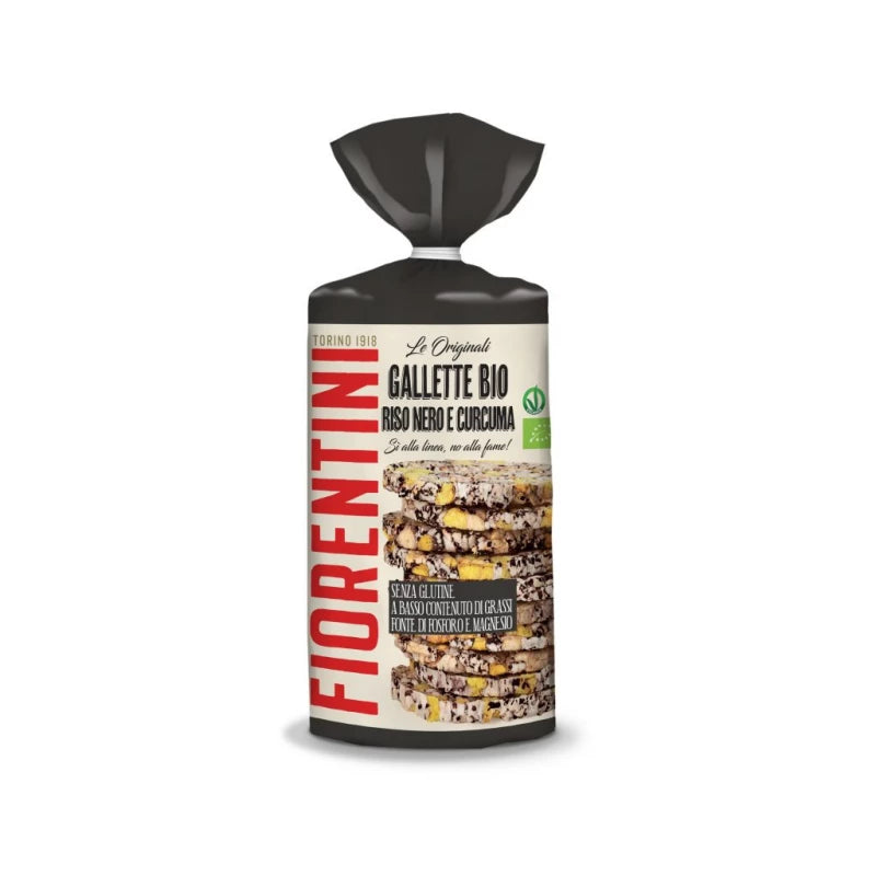 Fiorentini Black Rice Cake with Turmeric 100g — BambiniJO Jordan