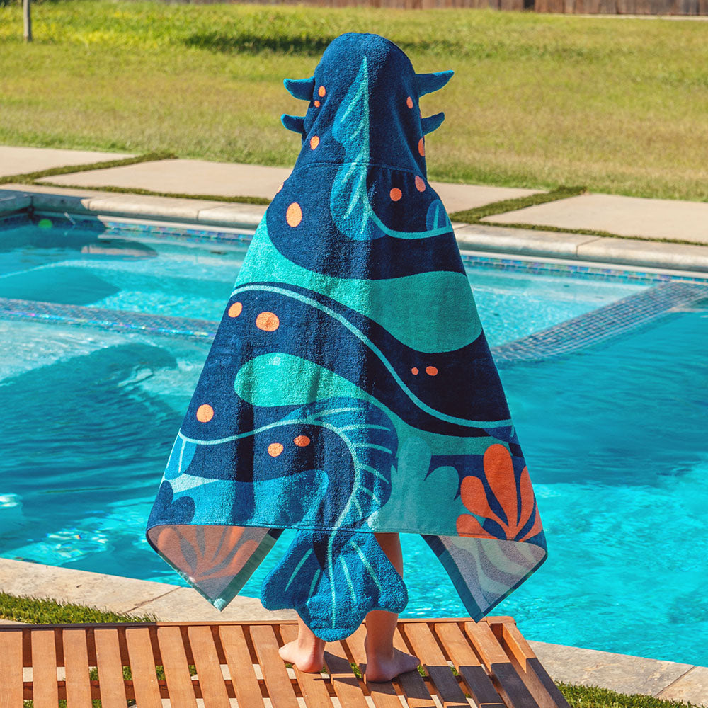 Stephen Joseph - Hooded Towel, Sea Monster