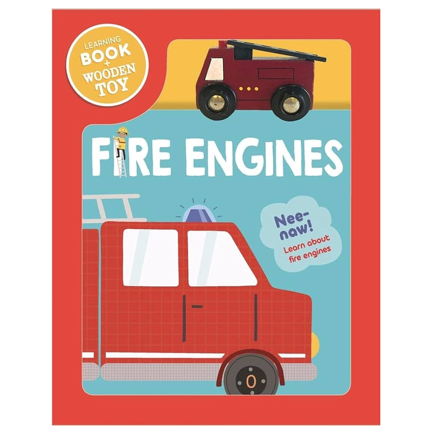Fire Engines - With Wooden Toy