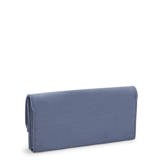 Kipling Money Land Large Wallet Blue Lover interior view — BambiniJO Jordan