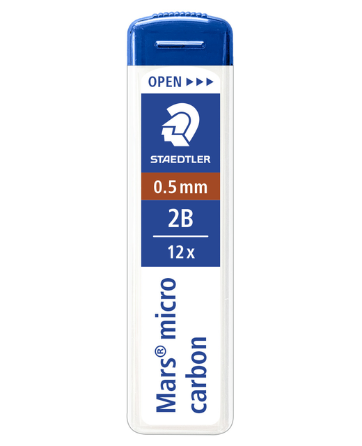 Staedtler Mars micro carbon 0.5 mm 2B leads