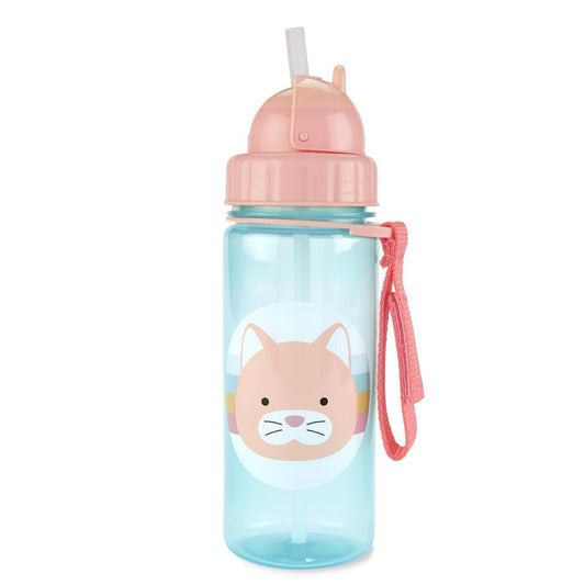 Skip Hop Zoo Straw Bottle - Cat - 384.5ml — BambiniJO Jordan