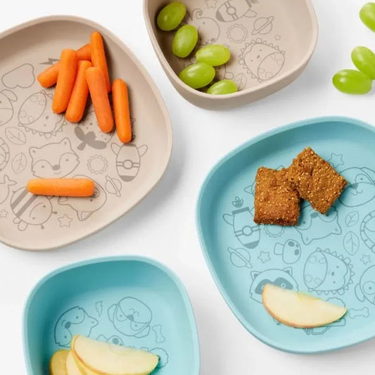 Skip Hop Squad Silicone Bowl Blue — BambiniJO Jordan