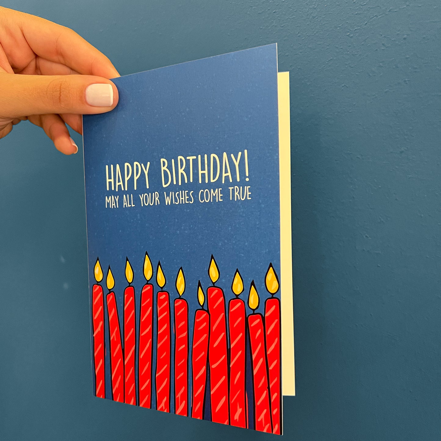 بطاقة معايدة | شموع