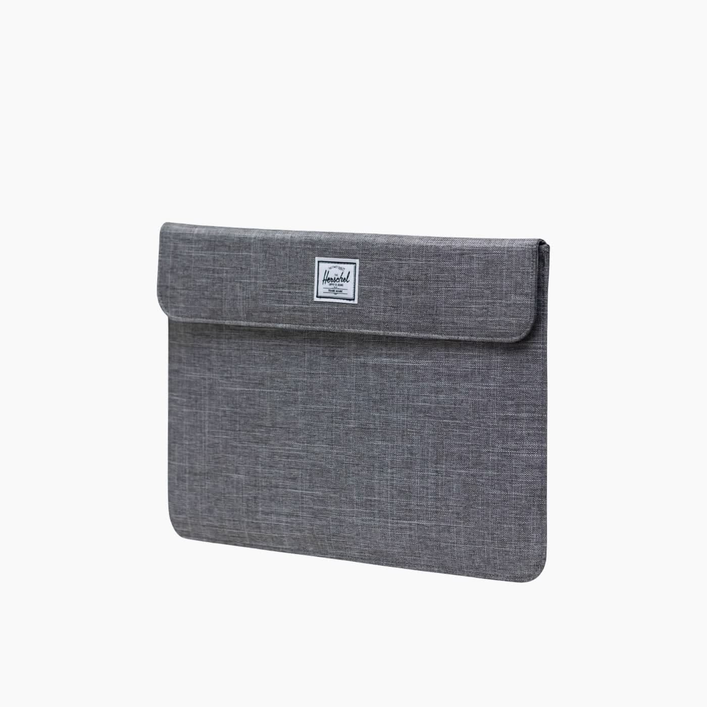Herschel Spokane Sleeve Raven Crosshatch 13-Inch - detail view