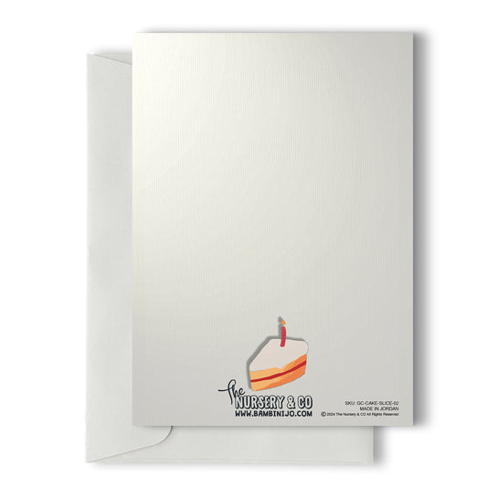 Greeting Card Slice in Space — BambiniJO Jordan
