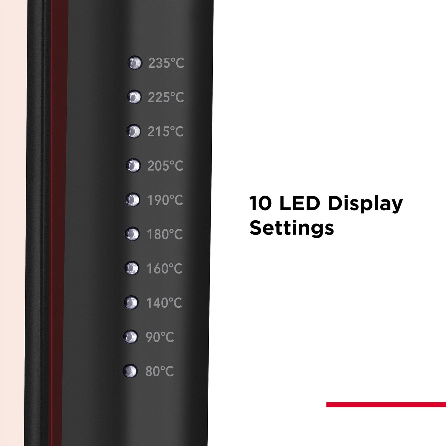 ريفلون - مكواة فرد الشعر سموث ستاي 25 مم مع خلاصة زيت جوز الهند