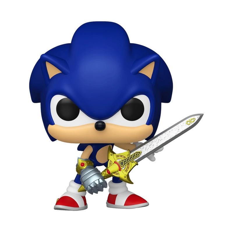 Funko - Pop! Games: Sonic- Sonic with Caliburn Sword (Exclusive) (NYCC'25) | 3Y+