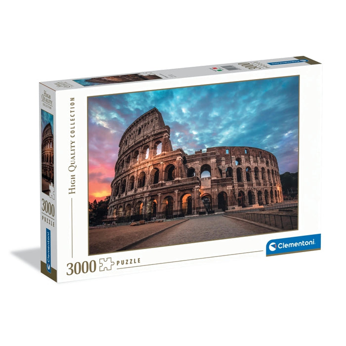 Clementoni Coliseum Sunrise 3000 piece jigsaw puzzle box art