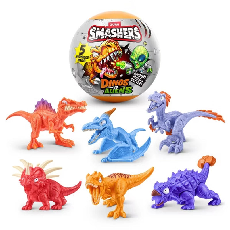 Smashers - Dinos Vs Aliens Playset Animal Figure Series 1 | 3Y+