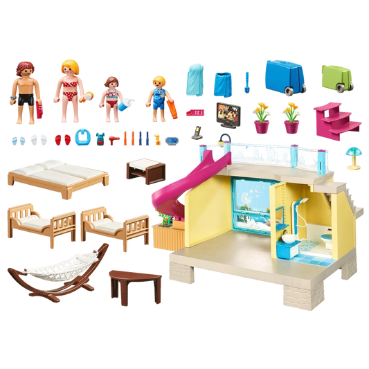 Playmobil - Bungalow with Pool- 156 Pcs | 4Y+ — BambiniJO Jordan