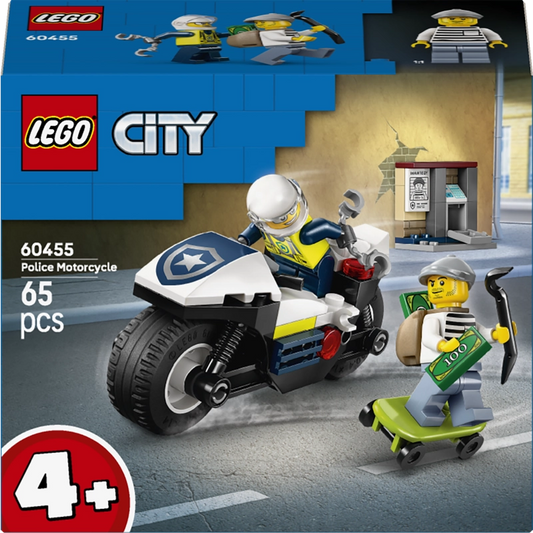 Lego - Police Motorcycle Chase 65 Pcs 4Y+ — BambiniJO Jordan