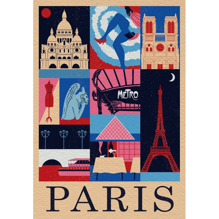 Clementoni Style in the City Paris jigsaw puzzle, alternate view