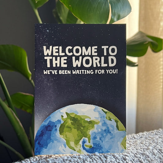 Greeting Card Welcome to the World — BambiniJO Jordan