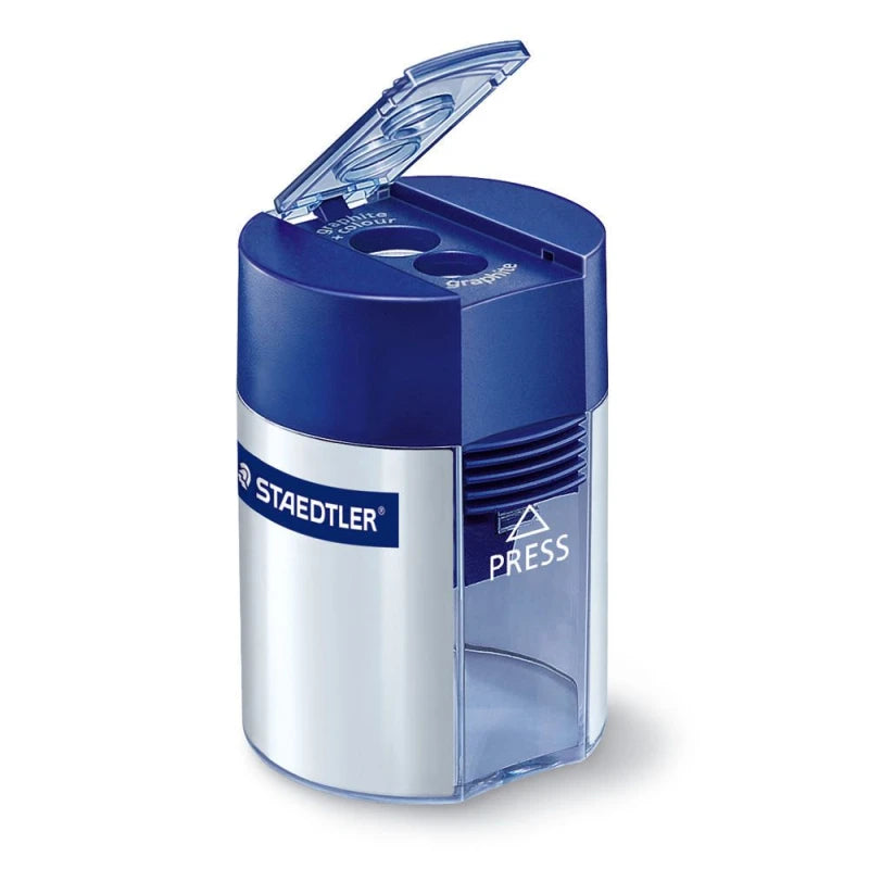 Staedtler double hole tub pencil sharpener metal insert