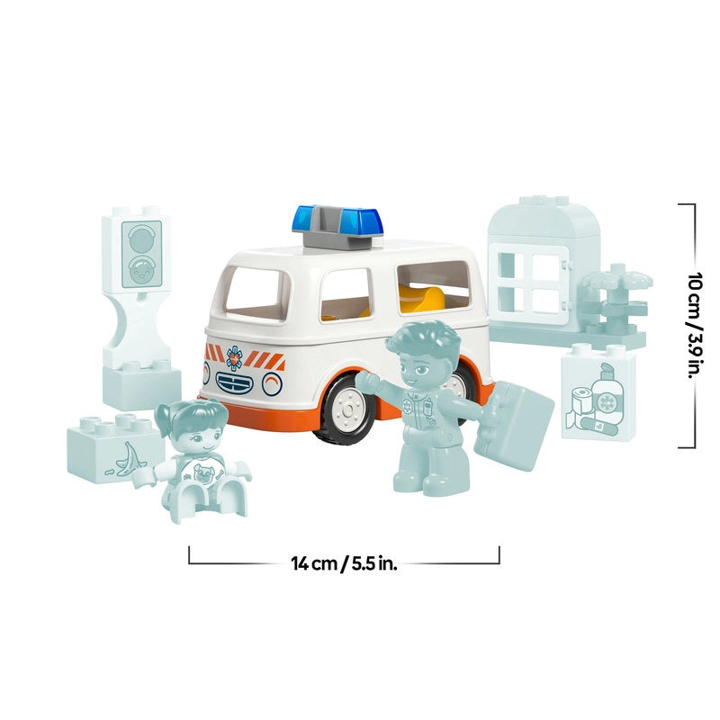 Lego - Ambulance & Driver 19 Pcs 2Y+ — BambiniJO Jordan
