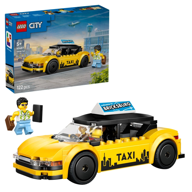 Lego - Yellow Taxi | 122 Pcs | 5Y+