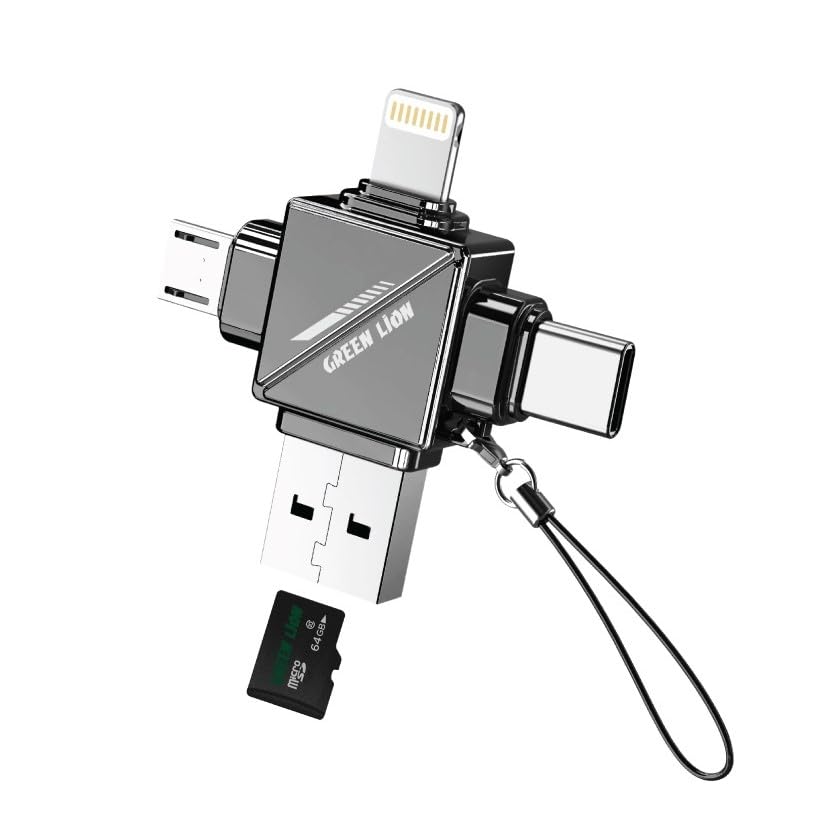 Green Lion - 2 In 1 Card Reader Micro SD