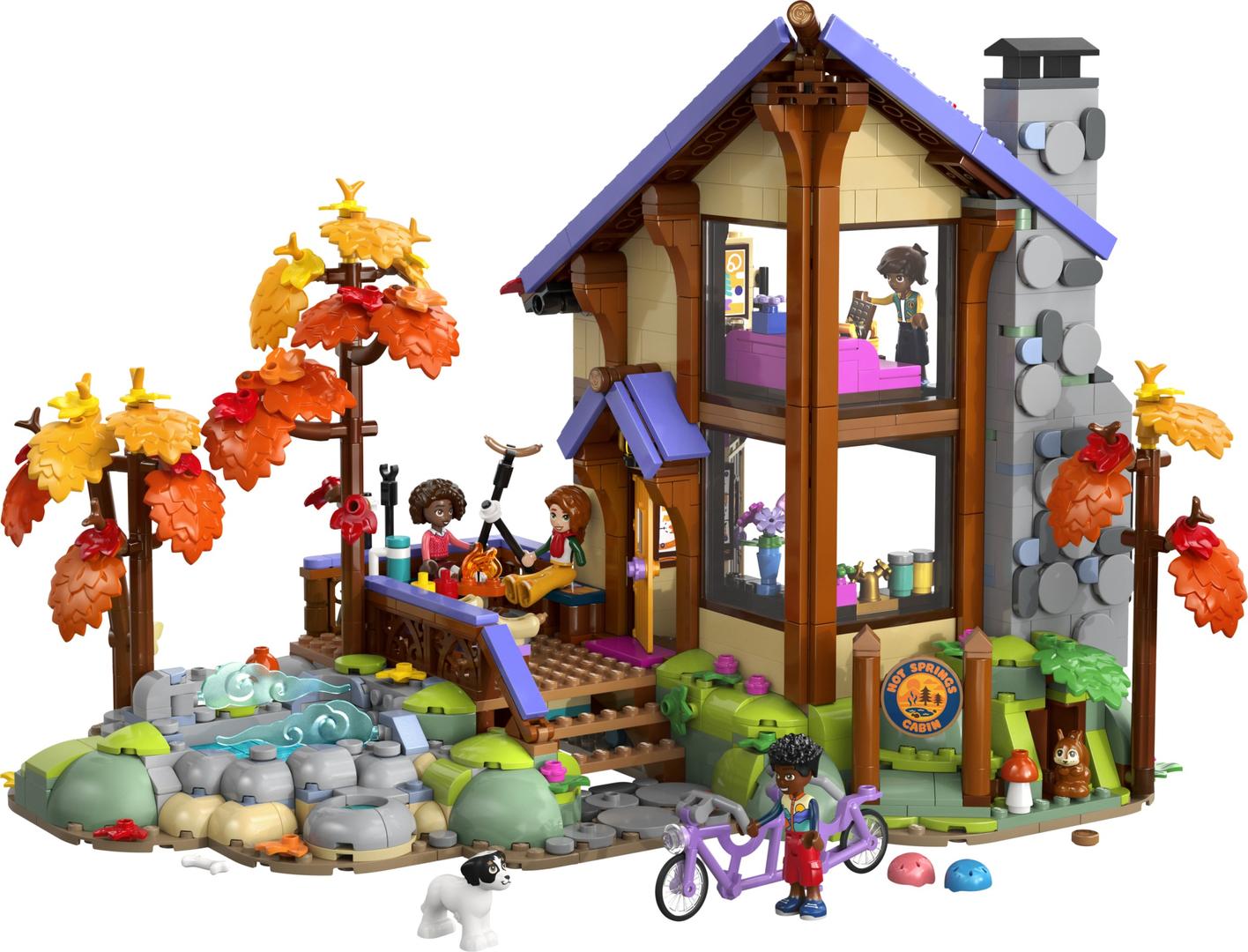 Lego - Cosy Fall Forest Cabin | 1229 Pcs | 9Y+