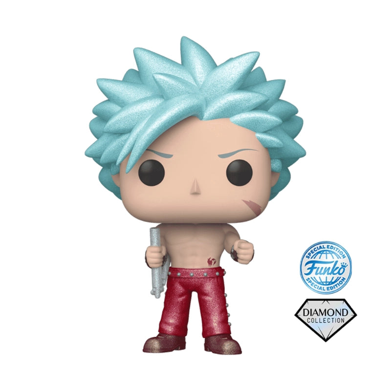 Funko - Pop! Animation: Seven Deadly Sins- Ban (Diamond) (Exclusive) | 3Y+