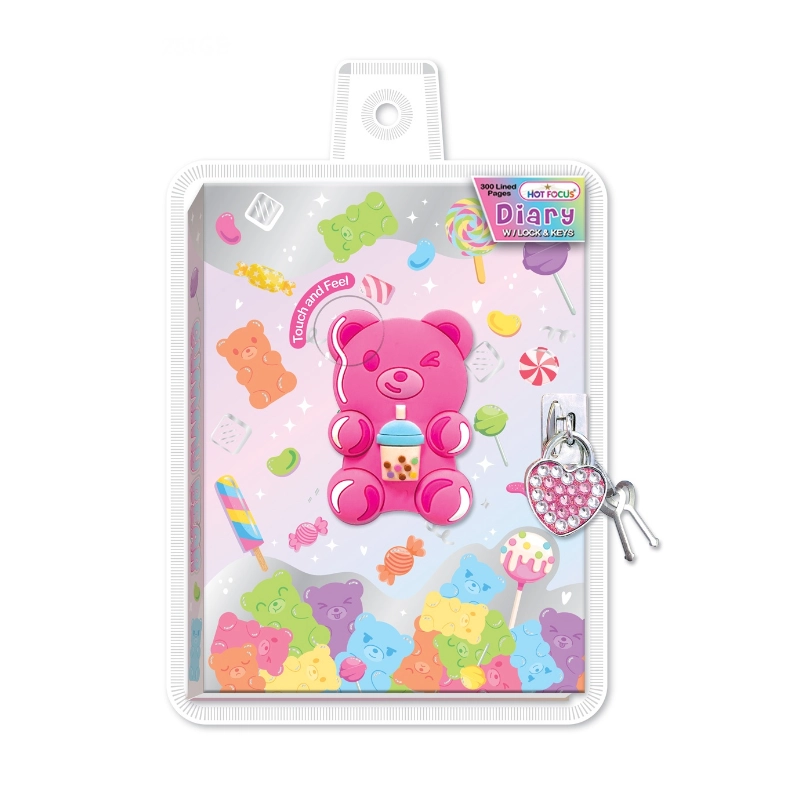 Diary with Lock and Keys | Gummy Bear | 5Y+