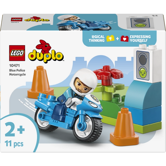 Lego - Blue Police Motorcycle 11 Pcs 2Y+ — BambiniJO Jordan