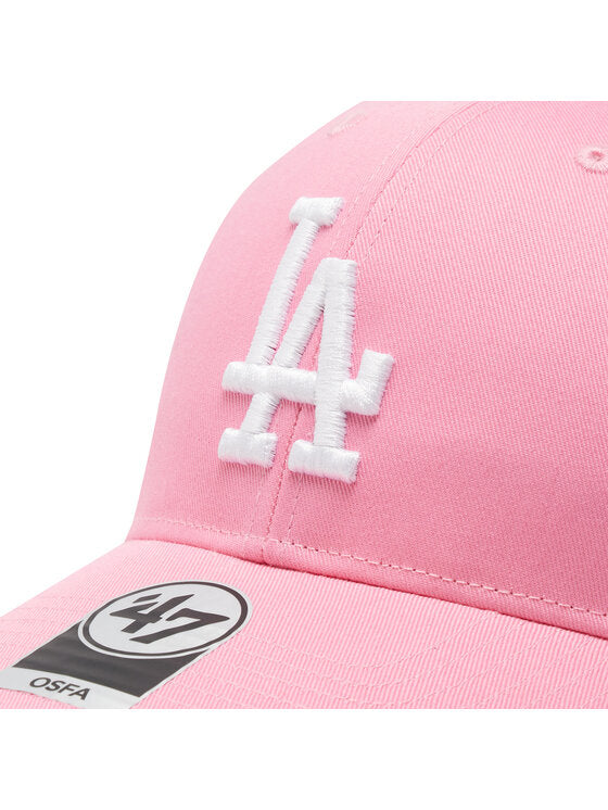 47 Brand Los Angeles Dodgers Raised Basic Cap - Rose - back view