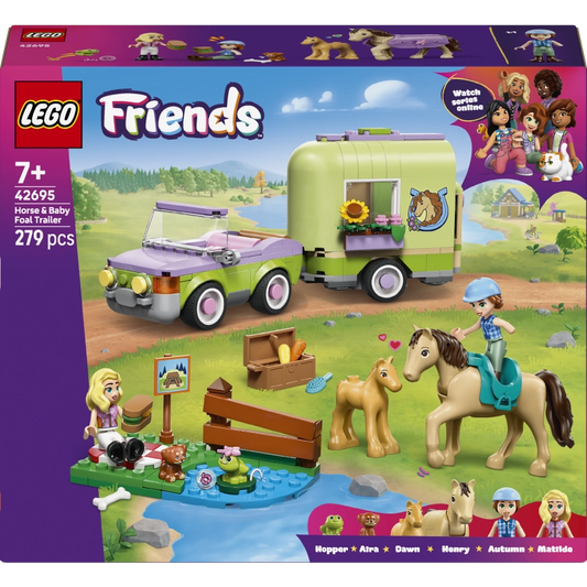 Lego - Horse & Baby Foal Trailer 279 Pcs 7Y+ — BambiniJO Jordan