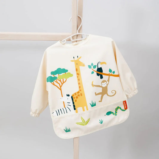Miniland Long Sleeved Bib Jungle 3-6Y — BambiniJO Jordan