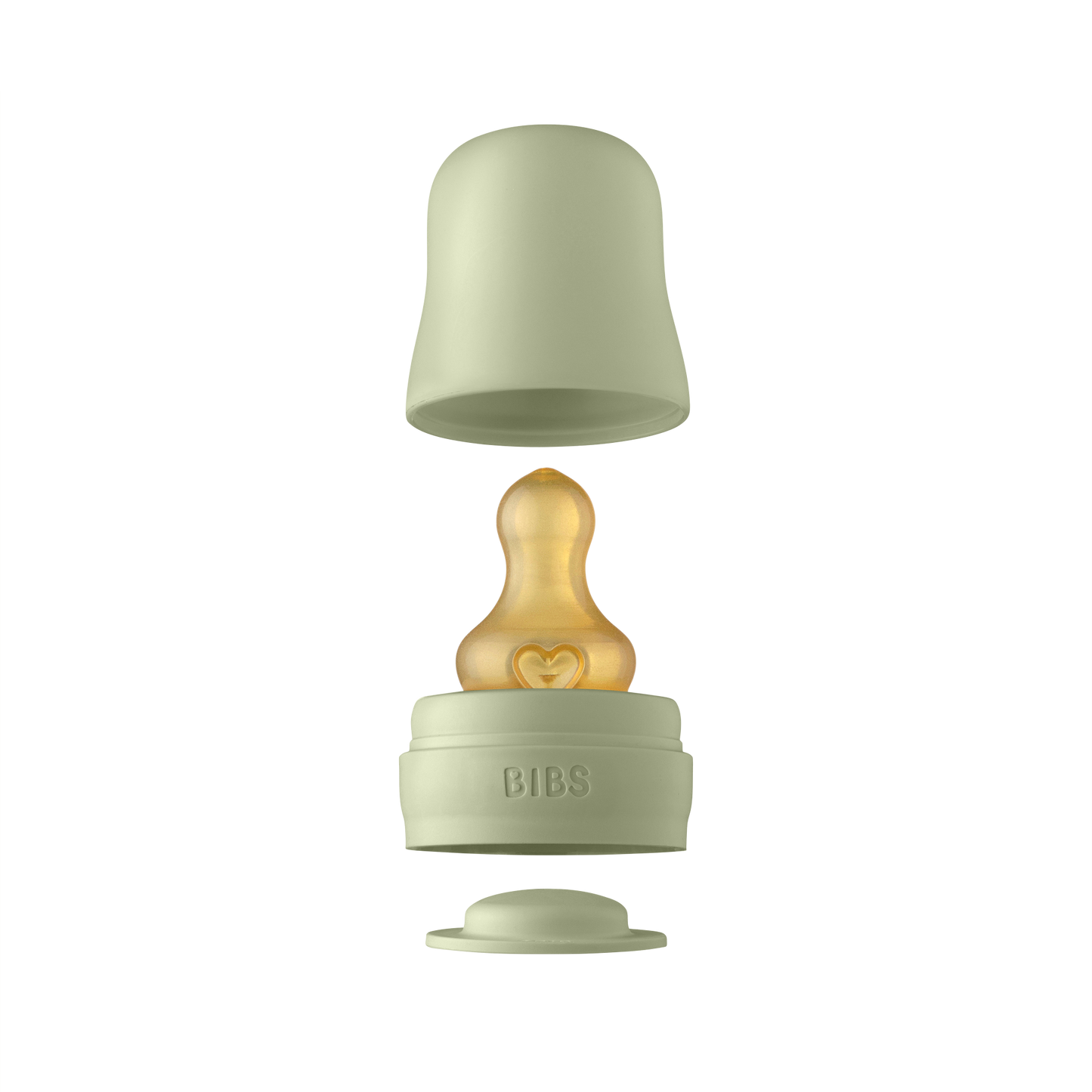 BIBS - Baby Glass Anti-Colic Bottle | 110ml | Blush