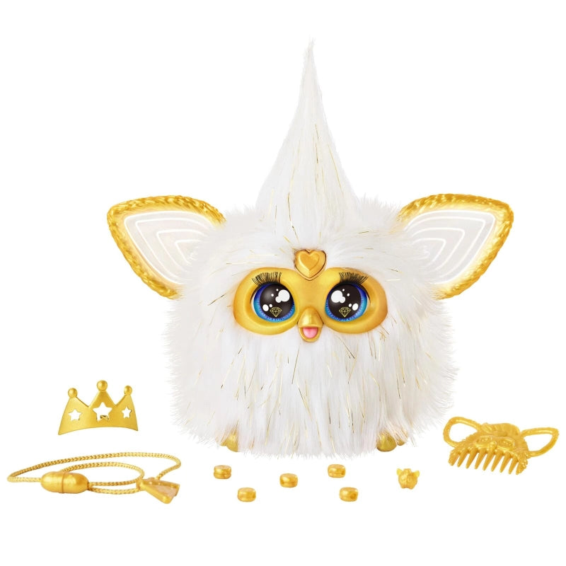 Furby - Gold Glam Interactive Plush Toy | 6Y+