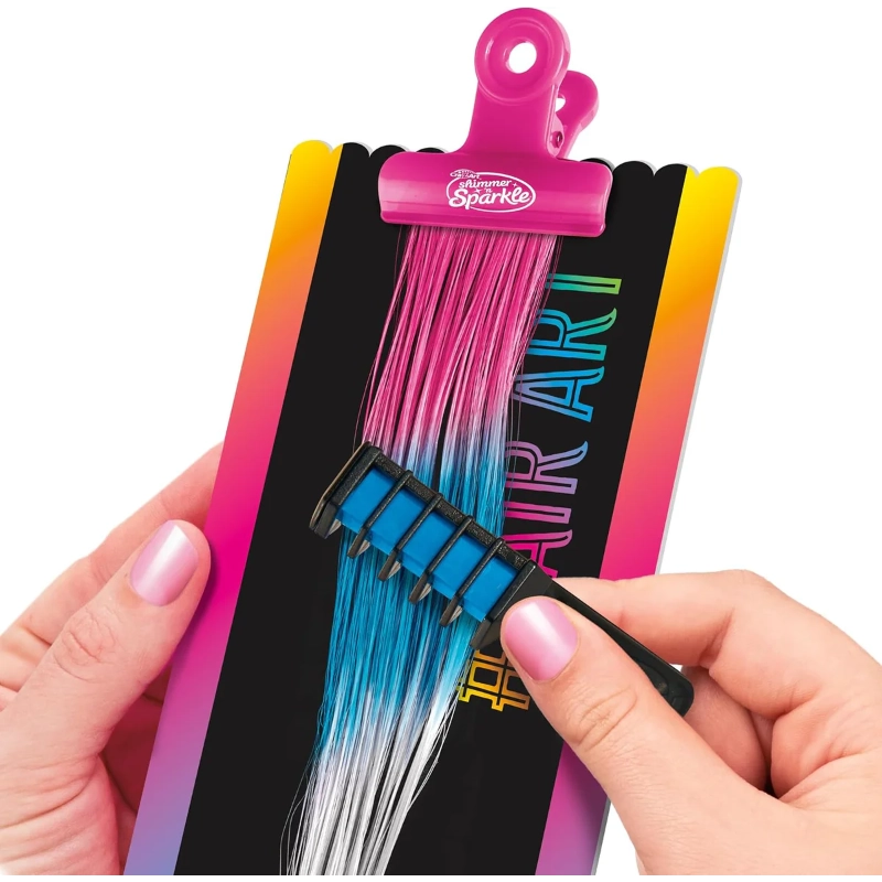 Cra-Z-Art - Shimmer 'n Sparkle Color FX Hair Extensions Studio | 8Y+