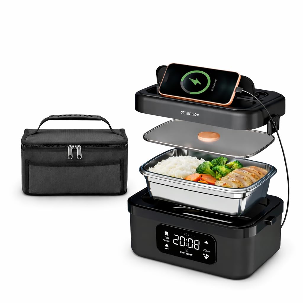 Green Lion - Portable Rechargeable Lunch Box | 8000mAh