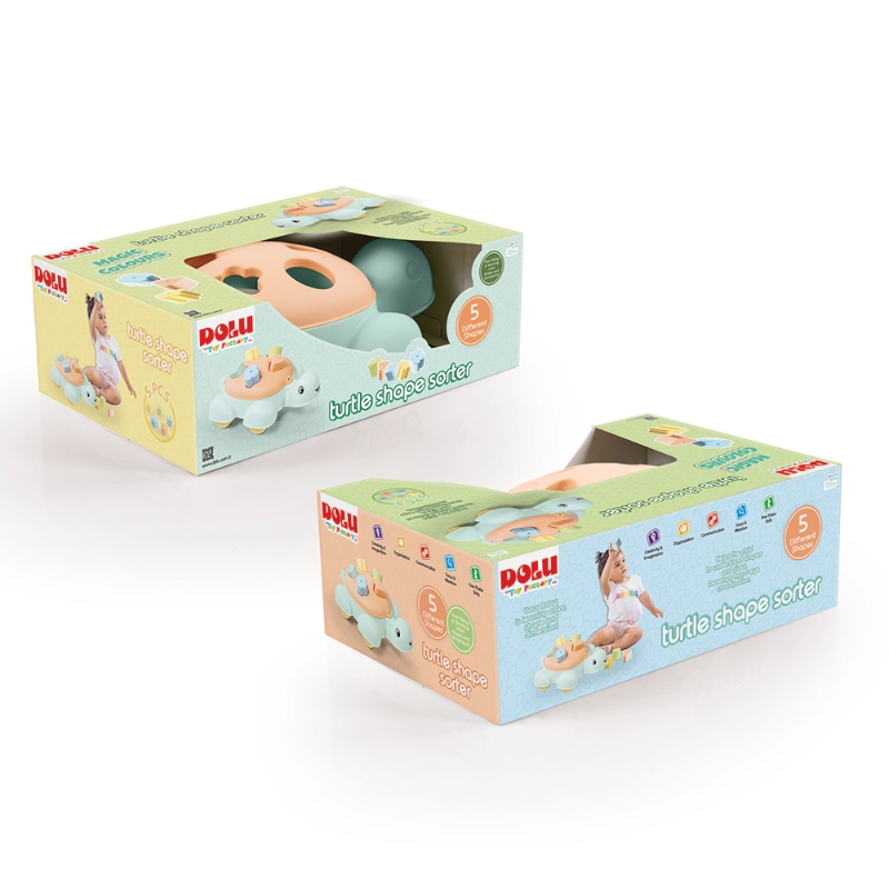 Dolu - Turtle Shape Sorter (New)- 5 Pcs | 1Y+
