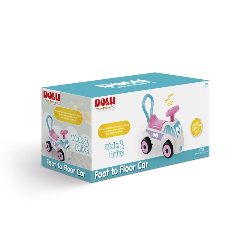 Dolu - Foot to Floor Car- White | 36M+