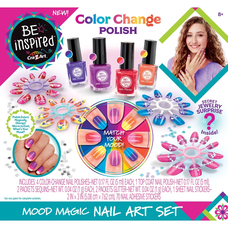 Cra-Z-Art - Shimmer 'n Sparkle Mood Magic Nail Art Set | 8Y+