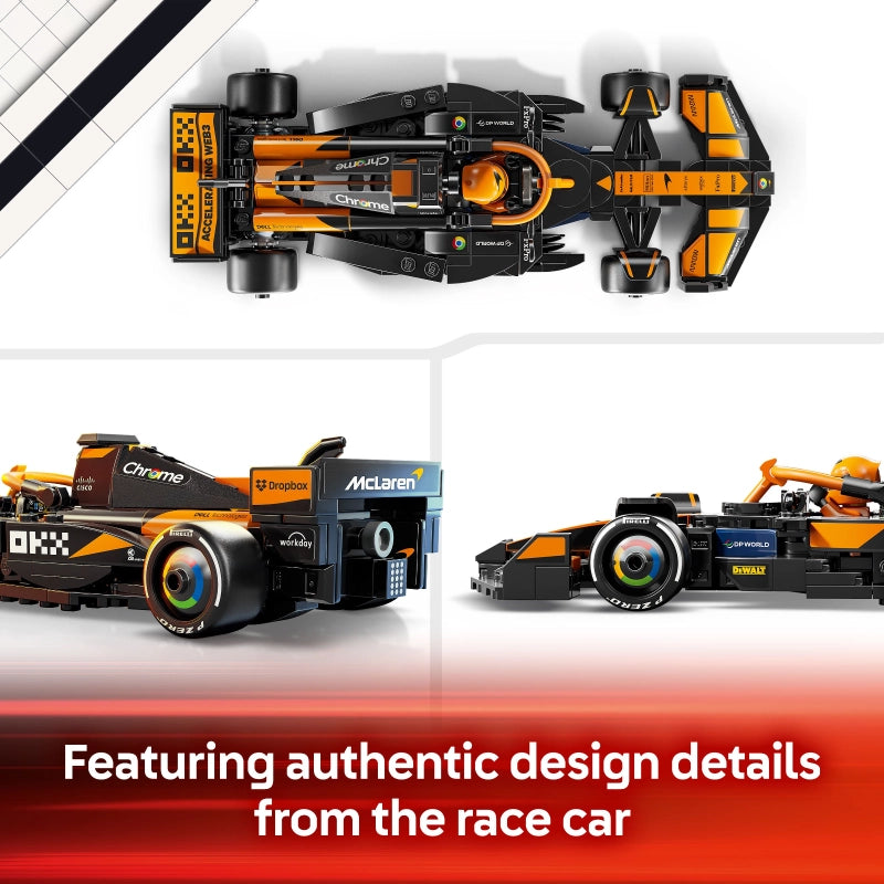 Lego - McLaren F1 Team MCL38 Race Car 269 Pcs 10Y+ — BambiniJO Jordan