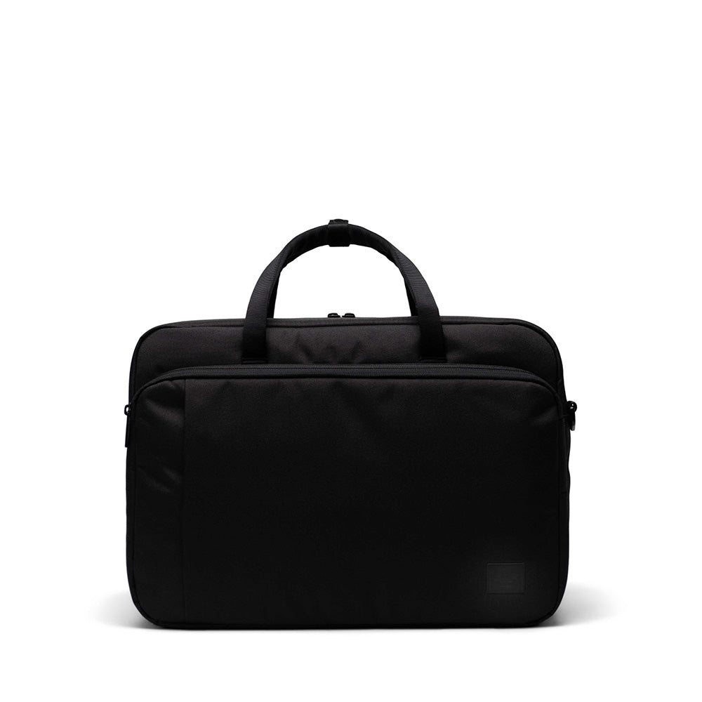 Herschel Bowen Duffle Tech Black 30L - worn view